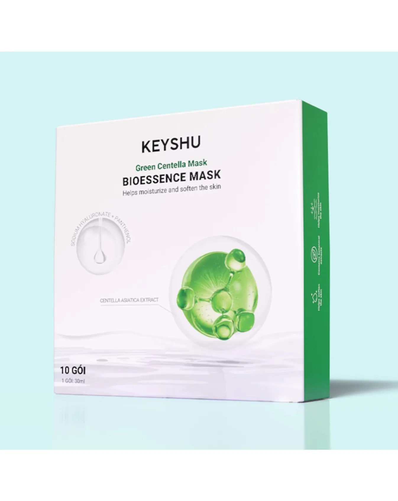 Mặt Nạ Keyshu Sợi Xơ Rau Má Bioessence Mask Centella Fiber 30ml - Image 1