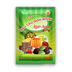 Bột rau câu giòn Agar Rovin gói 25g (1 Gói)