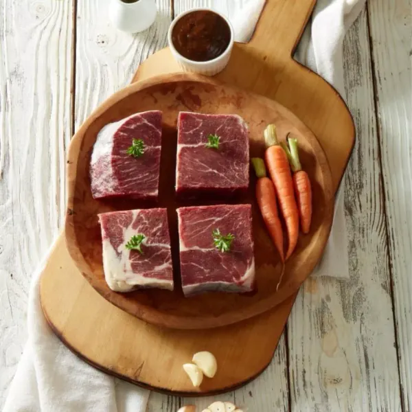 Combo 2 khay đùi gọ bò Úc cắt steak Freshfoco 225g