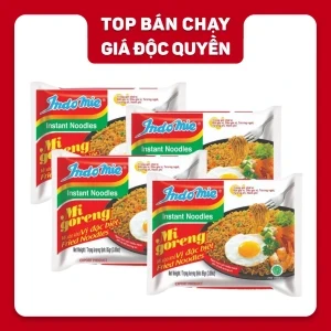 Combo 4 gói mì xào khô đặc biệt Indomie 85g