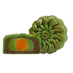 Bánh Trung Thu Matcha Đậu Đỏ Hạt Sen Savoure 185g (1 Cái)