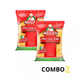 Combo 2 gói nui ống Meizan gói 400g (2 Gói)