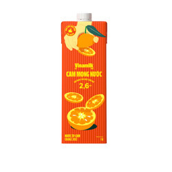 Nước ép cam mọng nước Vinamilk hộp 1L (1 Hộp)