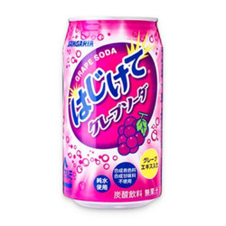 Nước soda có ga vị nho Sangaria lon 350ml