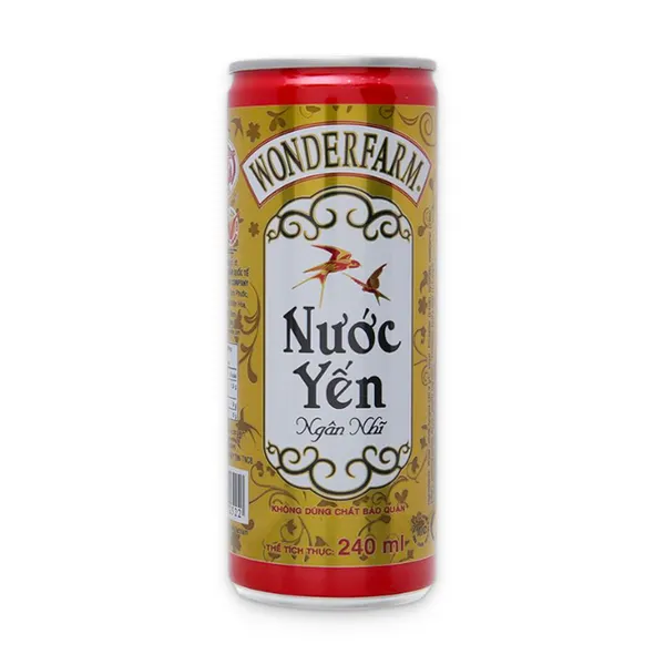 Nước yến ngân nhĩ Wonderfarm lon 240ml