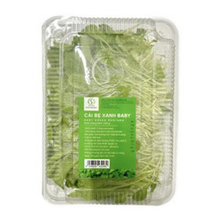 Cải bẹ xanh baby VietGAP gói 250g (1 Gói)