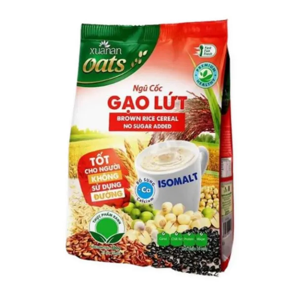 Ngũ cốc gạo lứt không đường Xuân An gói 400g
