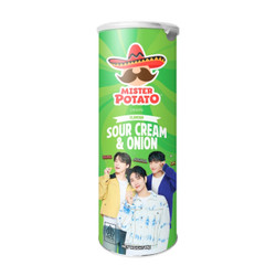 Combo Khoai tây vị hành và kem chua Mister Potato hộp 85g (2 Hộp)