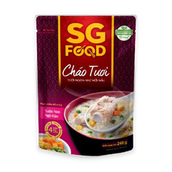 Cháo tươi sườn non ngũ đậu SGFood gói 240g (1 Gói)