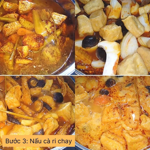 nấu cà ri chay