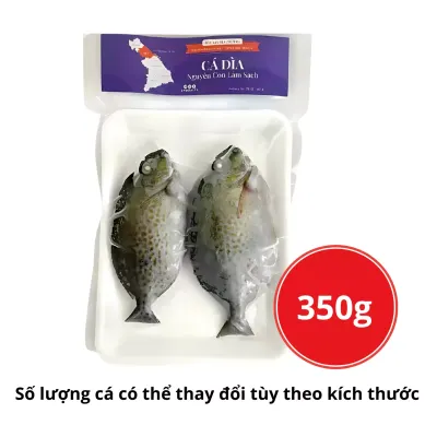 Cá dìa nguyên con làm sạch gói 350g