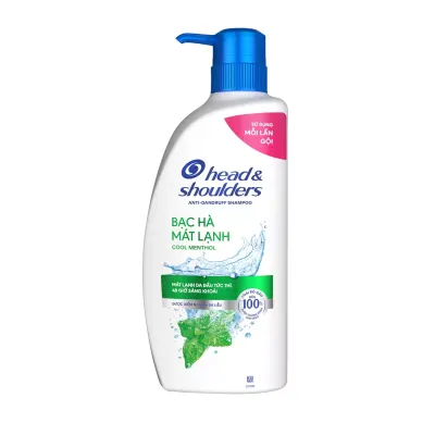 Dầu gội bạc hà mát lạnh Head & Shoulders chai 850ml
