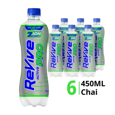 Lốc 6 chai nước uống điện giải Active Pro Revive 450ml