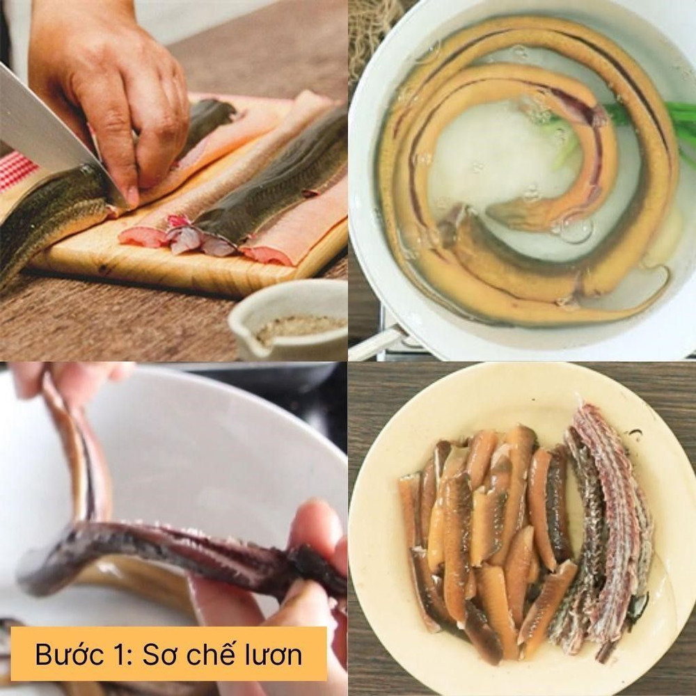 sơ chế lươn