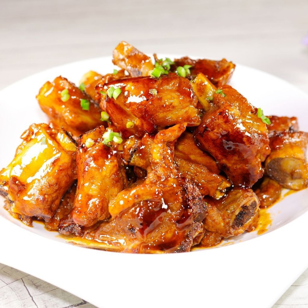 Công thức món sườn non rim chua ngọt