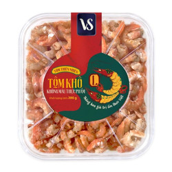 Tôm khô thiên nhiên không màu size L Hồn Việt hộp 200g (1 Hộp)