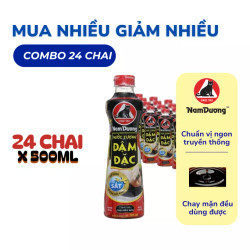 Combo 24 chai nước tương đậm đặc Nam Dương chai 500ml x 24