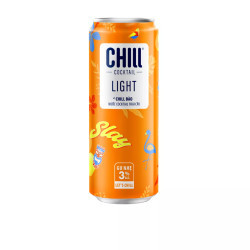 Nước trái cây lên men vị đào & vodka Chill Cocktail lon 320ml (1 Lon)