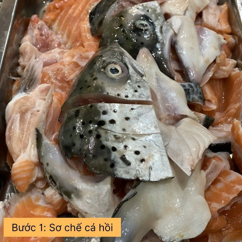 sơ chế cá hồi