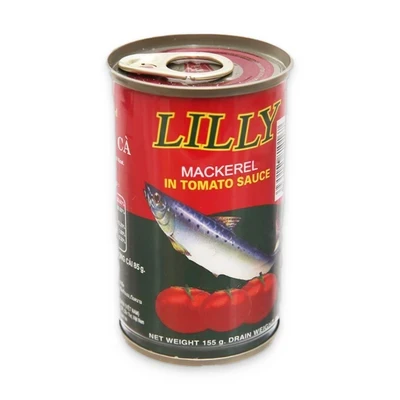 Cá nục sốt cà Lilly lon 155g