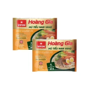 Combo 2 gói hủ tiếu Nam Vang Hoàng Gia có thịt thật Vifon gói 120g