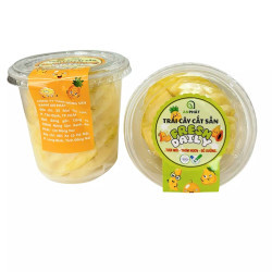 Thơm trái cắt sẵn ly 350g (1 Ly)