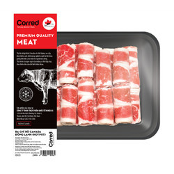 Ba chỉ bò Canada Hotpot Vimex khay 250g (1 khay)