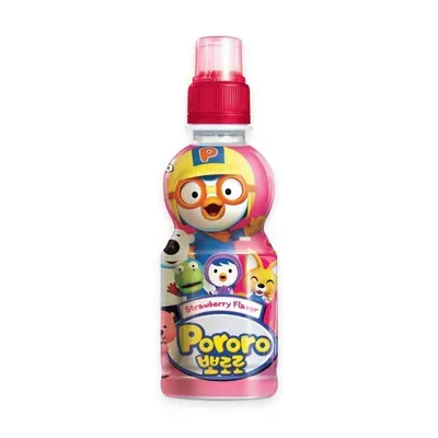 Nước uống vị dâu Pororo chai 235ml