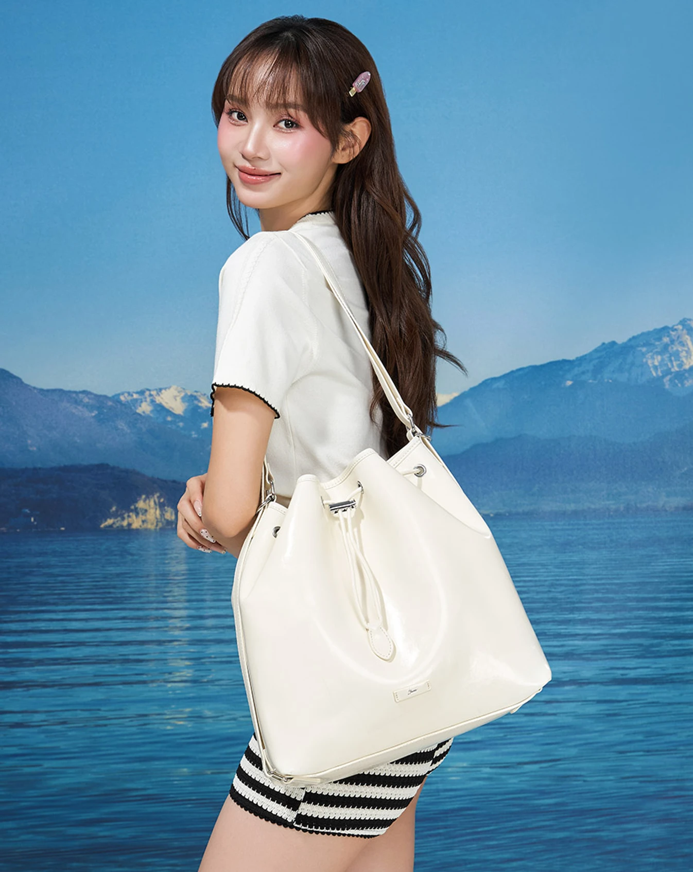 Túi Xách Trung Bucket Bag - Image 3