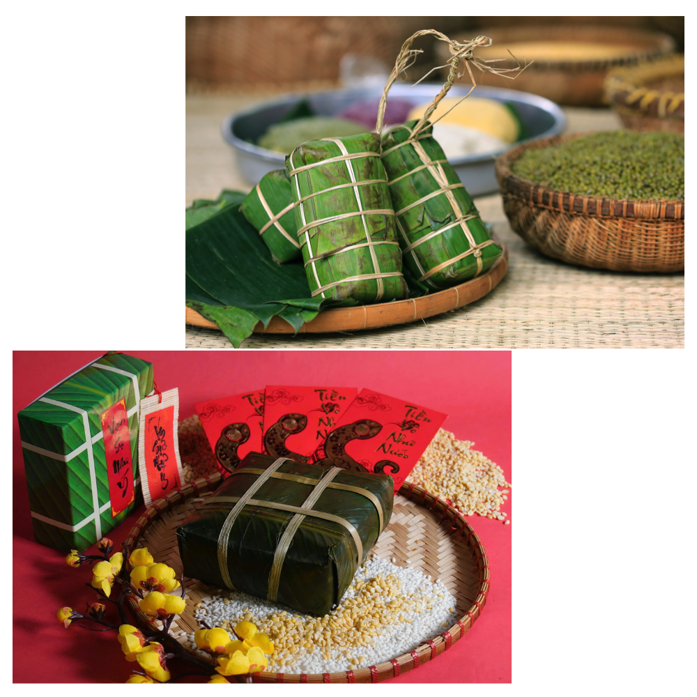 Bánh chưng, bánh tét ngày Tết âm lịch