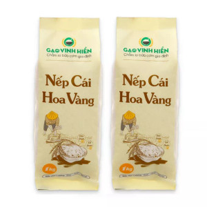 Combo 2 Nếp cái hoa vàng Vinh Hiển túi 1kgx2