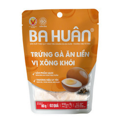 Trứng gà ăn liền vị xông khói 80g gói 2 quả (1 Gói)