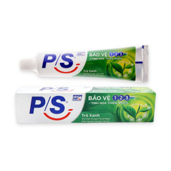 Kem đánh răng 123 trà xanh P/S tuýp 230g