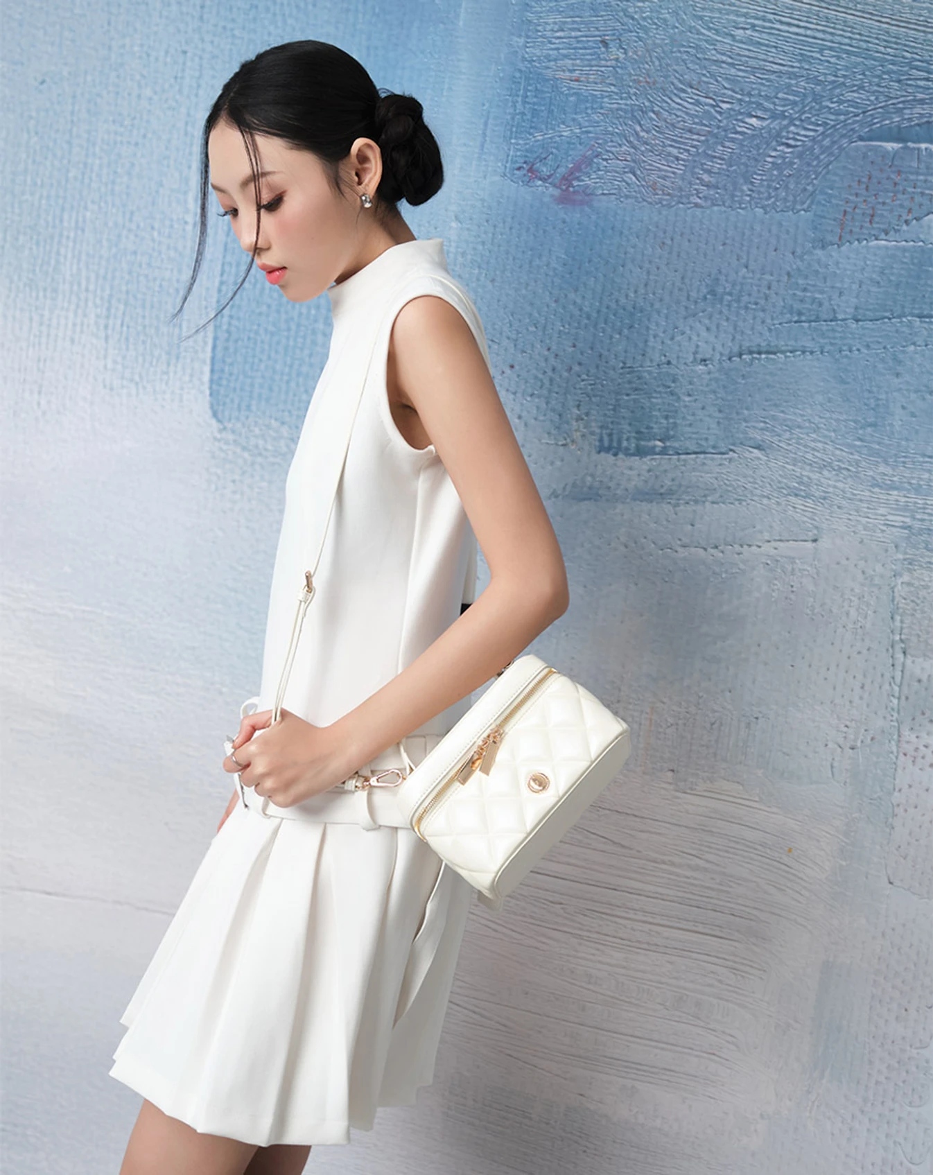 Túi Xách Nhỏ Vanity Case Phối Khoá - Image 2