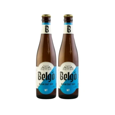 Combo 2 chai bia craft WIT 4.8% Belgo 330ml