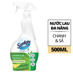 Nước lau đa năng chanh & sả Sunlight chai 500ml