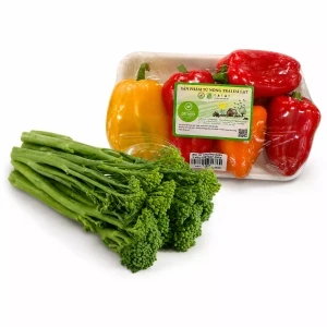 Combo bông cải xanh baby 250g & Ớt chuông baby 350g