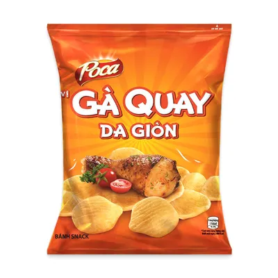 Snack gà quay da giòn Poca gói 32g