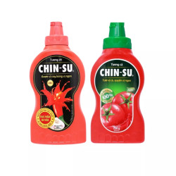 Combo Chinsu: tương ớt và tương cà 500g
