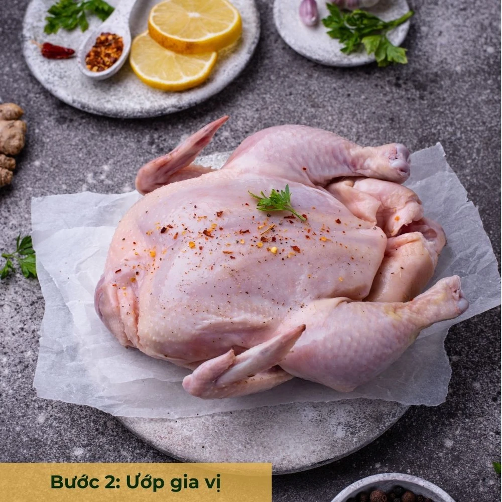 bước 2 ướp gia vị