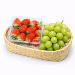 Combo nho mẫu đơn Hàn Quốc + dâu tây Hàn Quốc