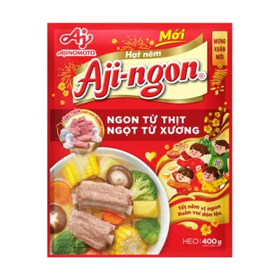 Hạt nêm Aji Ngon heo Ajinomoto gói 400g