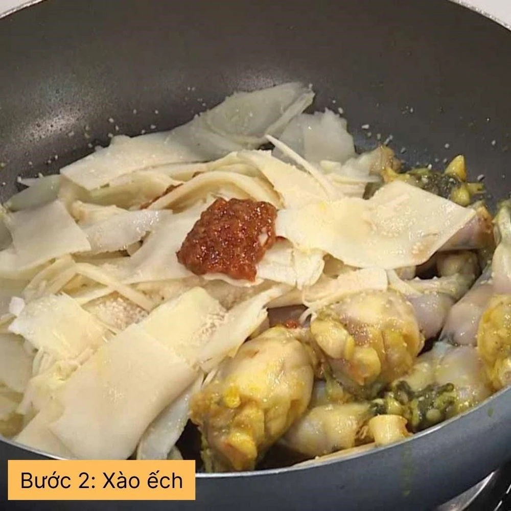 xào ếch