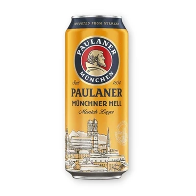 Bia Paulaner Munich Lager 4.9% lon 500ml
