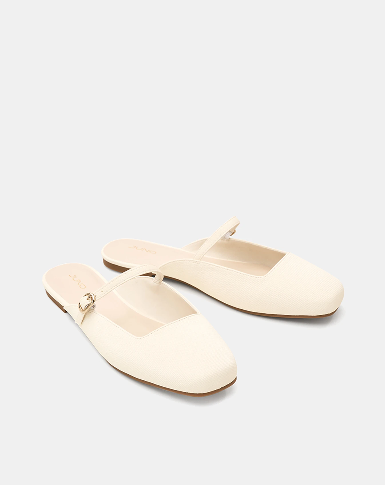 Giày Búp Bê Mules Mũi Vuông - Image 7