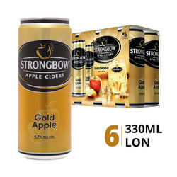 Lốc nước táo lên men 4.5% Strongbow 330ml (6 Lon)