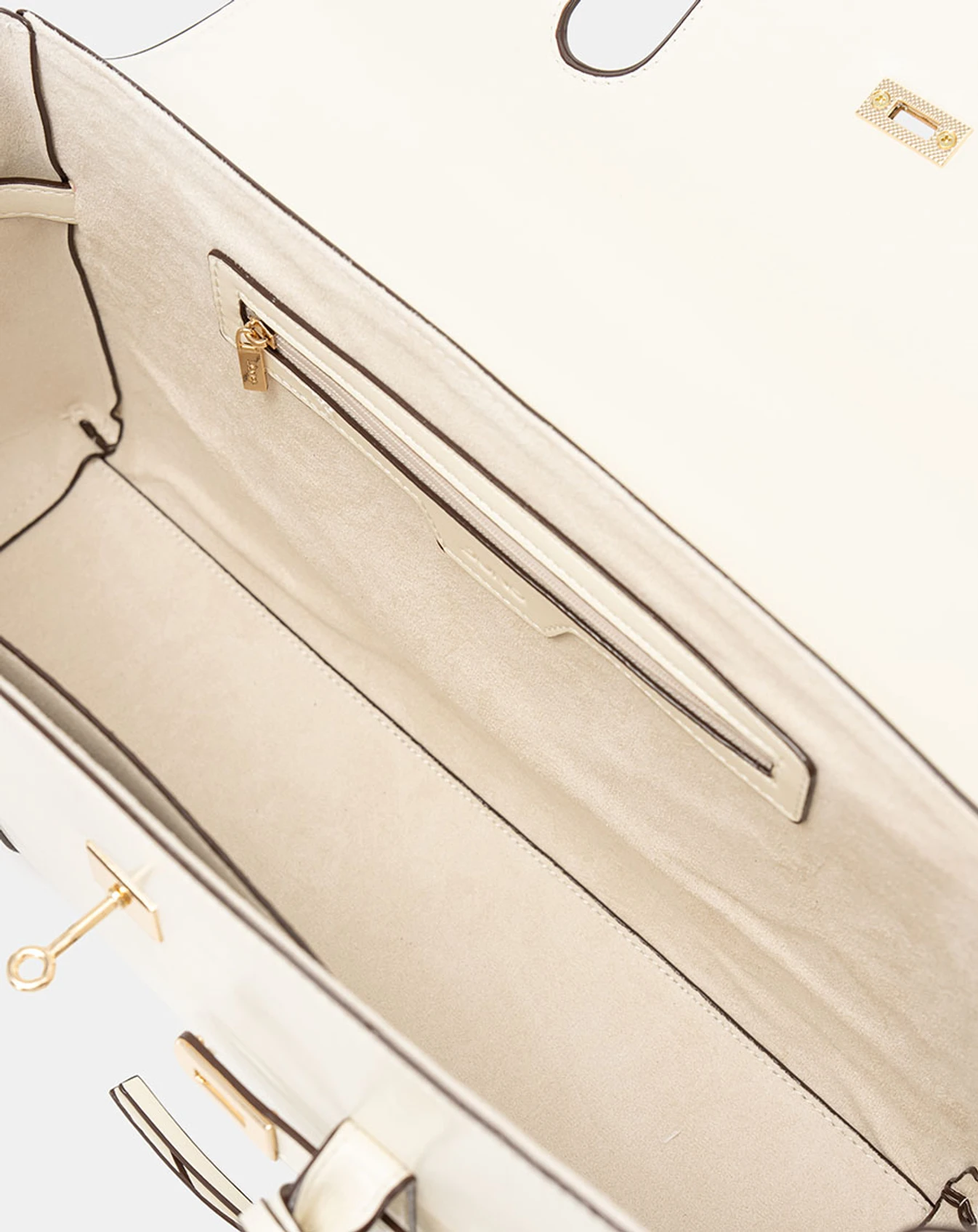 Túi Xách Trung Croissant Satchel Bag With Belt Detail - Image 7