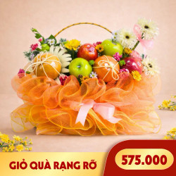 Giỏ quà trái cây Rạng Rỡ (1 Giỏ)