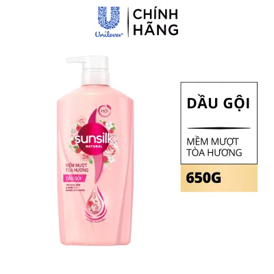 Dầu gội mềm mượt tỏa hương Sunsilk chai 650g