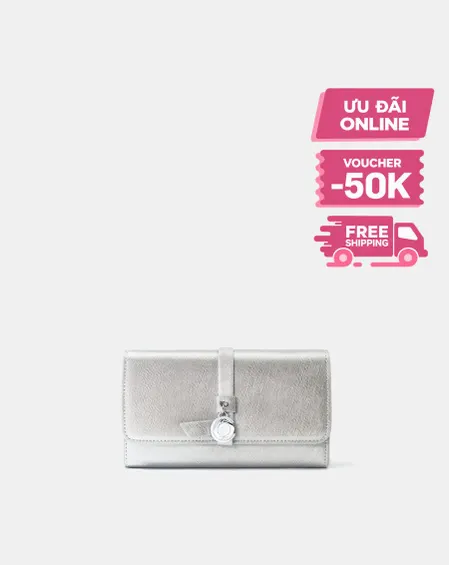 Ví Dài Phối Charm Dây Đeo